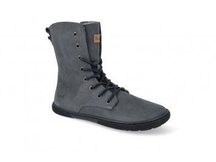 barefoot zimni obuv koel4kids faro adult dark grey 08L008.237 400 2