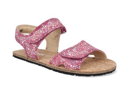 24M001.001 650 barefoot sandalky koel4kids ashley fuchsia flowers 2026 1