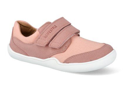 VE13402B610 barefoot tenisky blifestyle crocodile micropel altrosa vegan ruzove 1