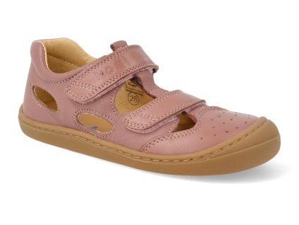 06M015.101 600 barefoot sandalky koel bep medium napa velcro old pink ruzove 1