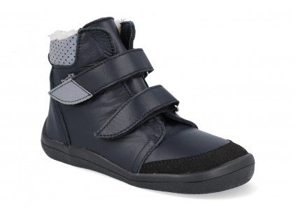 BF0004 W SO MK J B barefoot zimni obuv s membranou beda just black uzsi s okopem 1
