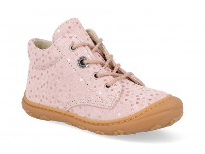 1200502 311 barefoot detske kotnikove boty ricosta pepino dots powder bubble 1
