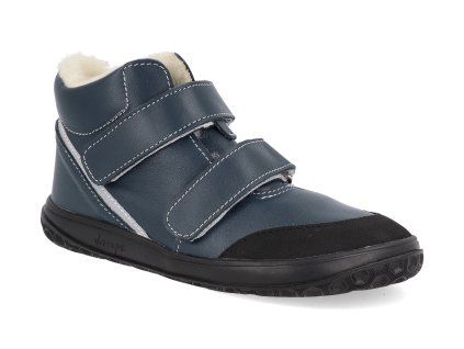 J JOLLA MODRA barefoot detske zimni boty jonap jolla modre vlna 1