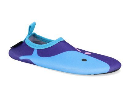 XZE067BL barefoot detske boty do vody saguaro kids aural modre 1