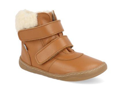 SBF42 HNEDA barefoot detske kotnikove boty pegres sbf42 hnede 1
