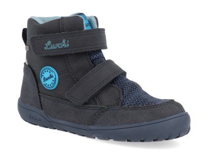 84L0013004 NT barefoot detske kotnikove boty lurchi jimmi navy turkys 1