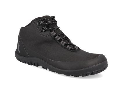 FR2095 barefoot kotnikove boty freet bootee 2 black vegan cerne 1