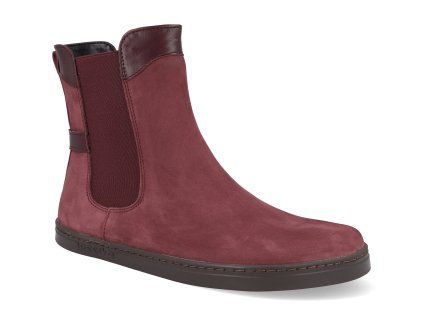 8.003 barefoot kotnikove boty peerko ankle chelsea maroon 1