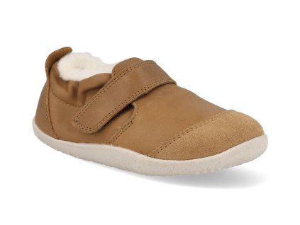 500617J barefoot detske zimni capacky bobux marvel arctic caramel 2025 1