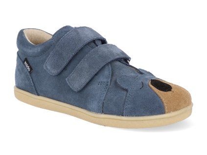 184 YB barefoot detske kotnikove boty mido yale blue 1