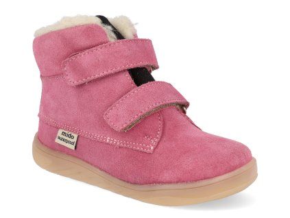 62 02 F barefoot detske zimni boty mido flamingo 1