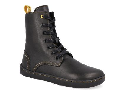 SHPN064BLY barefoot zimni boty shapen mini maverick black yellow 1