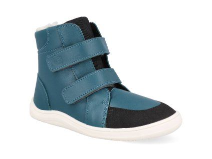 FEBO W PETROL barefoot detske zimni boty baby bare febo winter petrol 1