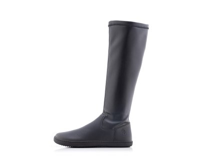barefoot cizmy stretchy black vegan 2677