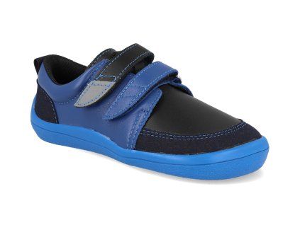 BF0001 W N SO DARKS barefoot detske tenisky beda dark sky s velurovym okopem 1
