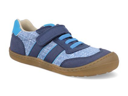 07M055.50D 100 barefoot detske tenisky koel dylan textiel navy 1