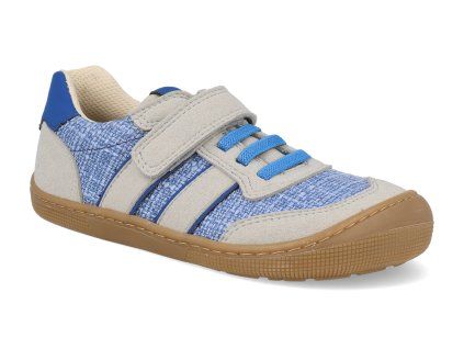07M055.50D 120 barefoot detske tenisky koel dylan textiel royal blue 1