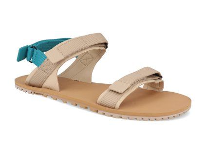DTRW ICLU barefoot damske sandaly xero shoes d trail irish cream lake blue 1