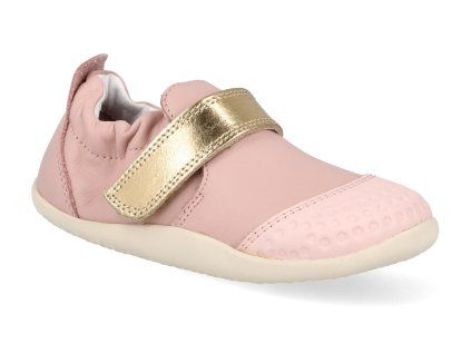 501051 barefoot detske capacky bobux go ballet pink gold 1