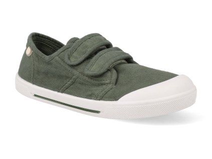 S10348 042 barefoot detske tenisky igor canvas v kaki 1