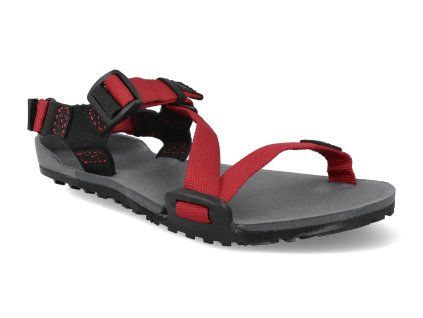 TROY CHRP barefoot detske sandaly xero shoes z trail youth charcoal red pepper 1