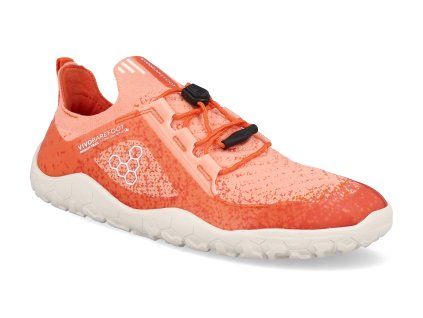115099 03 barefoot detske tenisky vivobarefoot primus trail knit fg juniors orange zest 1