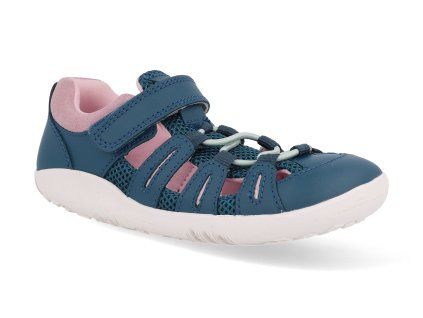 637218 barefoot detske sandaly bobux summit tidal teal pink diamond multi 1