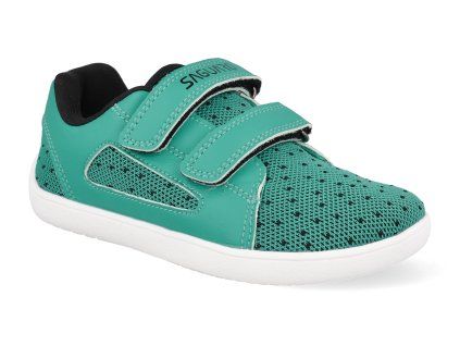 XZH0242GR barefoot detske tenisky saguaro kids luck ii zelene 1