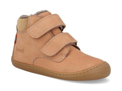 06W005.129 600 barefoot detske zimni boty koel bonnie lambswool old pink 1