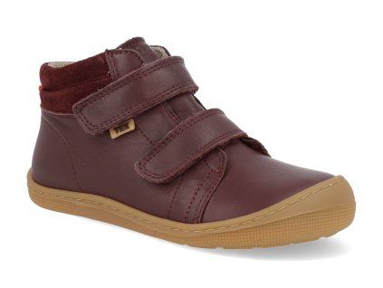 07T052.10K 260 barefoot detske kotnikove boty koel darvo tex textil bordo 1