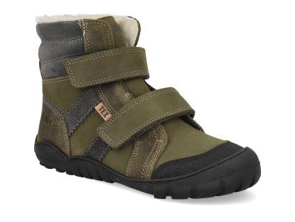 04T032.232 350 barefoot zimni boty koel milo 3 0 hydro wp khaki zelene 1