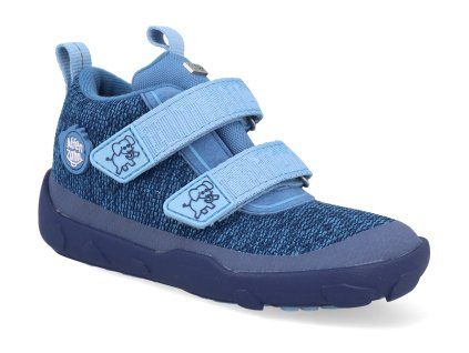 00844 30119 690 barefoot detske kotnikove boty affenzahn minimal lowboot knit happy elephant 1