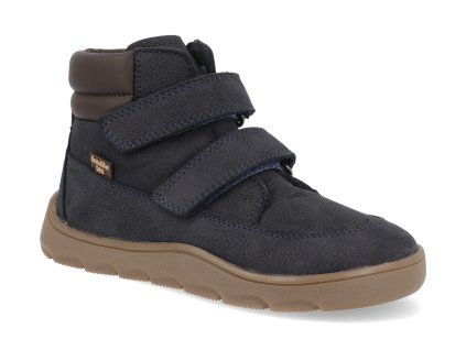 G2110150 barefoot detske kotnikove boty froddo zeru tex dark blue 1
