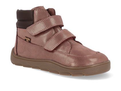 G2110150 12 barefoot detske kotnikove boty froddo zeru tex pink gold 1