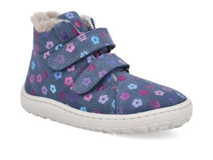G3110263 16K barefoot zimni boty froddo winter furry denim 1