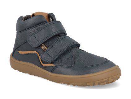 G3110264 barefoot kotnikove boty froddo autumn tex leather dark blue 1
