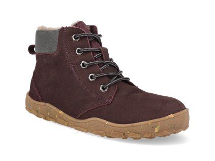 NL456712W871 barefoot detske zimni boty blifestyle schwarzbarstyle tex traube 1