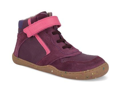 BNV156120MV870 barefoot detske zimni boty blifestyle anurafroschstyle pflaume 1