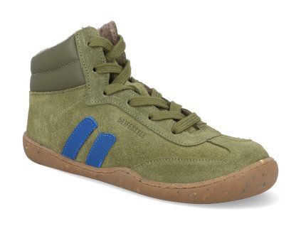 BV456121MV580 barefoot detske zimni boty blifestyle wildbienenstyle khaki 1