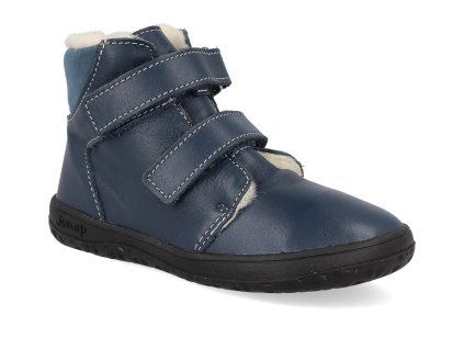 B4 MV MOD S barefoot detske zimni boty jonap b4mv modre slim 1