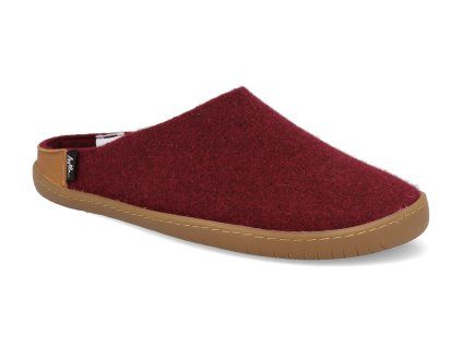 WWASRDNT barefoot damske nazouvaky aylla wasi red natural 1