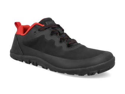 FR2127 barefoot kotnikove boty freet connect 4 black red 1