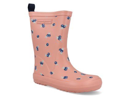 BG401048 9413 barefoot detske gumaky bundgaard charly high blush berry 1