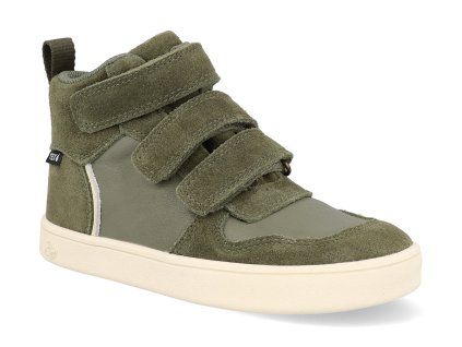 BG303324 6165 barefoot detske kotnikove boty bundgaard nero army 1