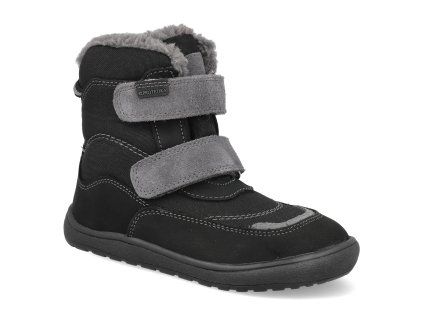 NUT BL barefoot detske zimni boty protetika nut black 1