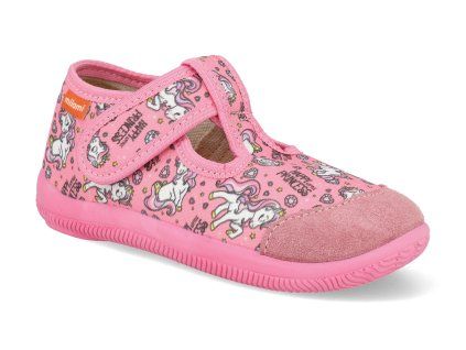 226 10 barefoot detske prezuvky milami jednorozci ruzove 1