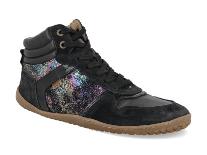 43050 999 barefoot damske kotnikove boty develab mid cut snkr laces wr black 1