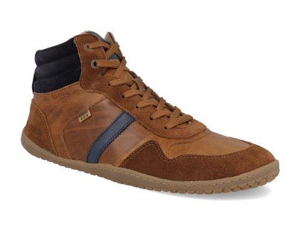 43073 752 barefoot panske kotnikove boty develab md cut sneaker laces wr cognac 1