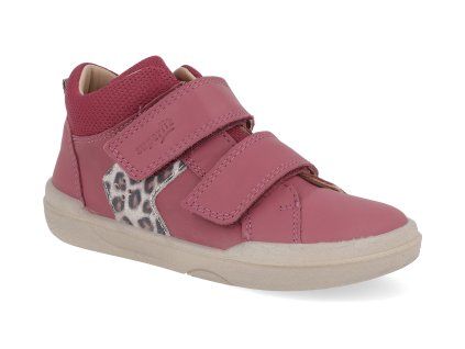 1 000543 5540 barefoot detske kotnikove boty superfit superfree dark pink 1