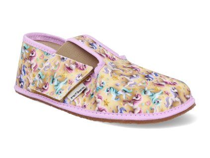 BF01 1ROZ barefoot detske prezuvky pegres bf01 jednorozec 1